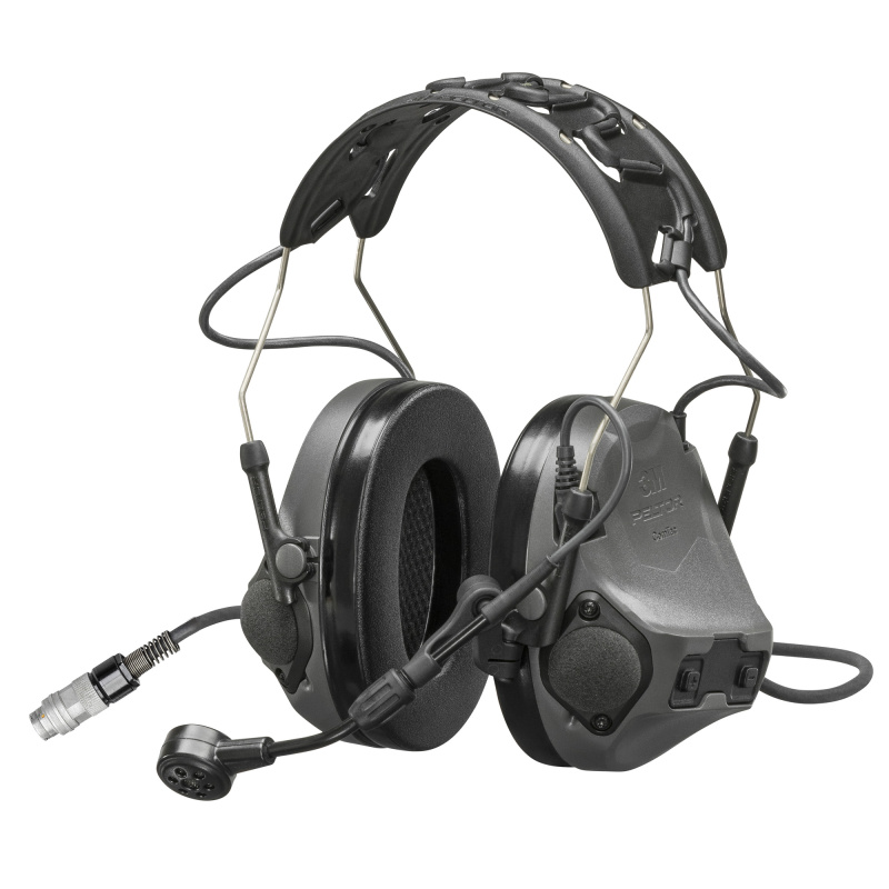 ComTac VIII, Hearing Defender, Electronic Earmuff,Matte Finish, Gray MT14H418A-09 GE