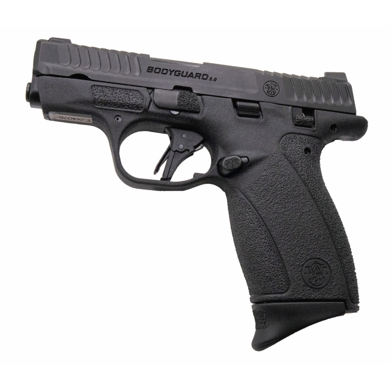 Grip Extension, Fits S&W Bodyguard 2.0 10 Round Magazines, Adds 3/4" Additional Length, Black PG-BG2.0