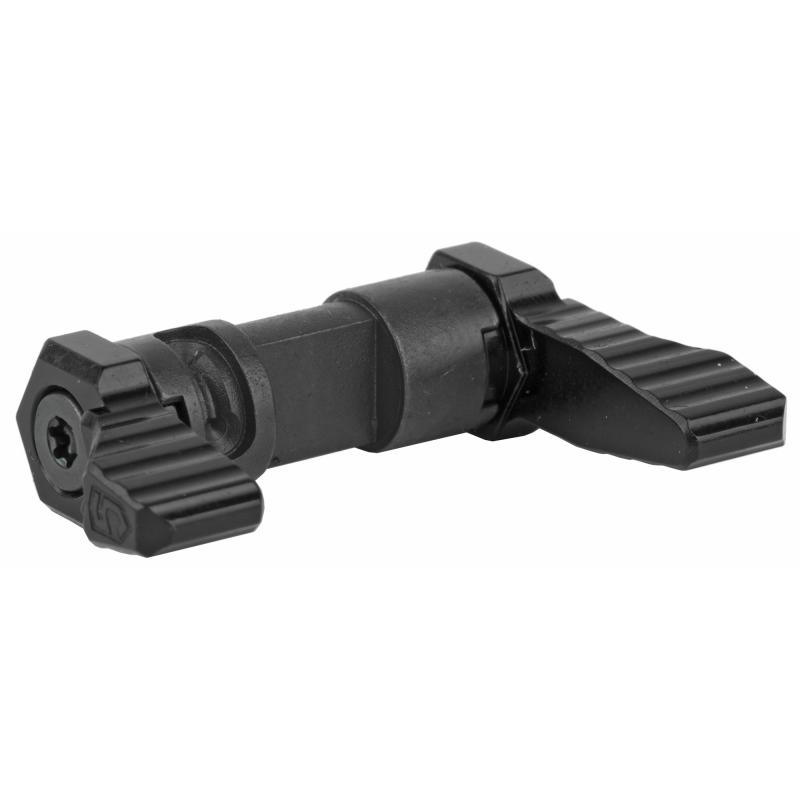 Ambidextrous 90-Degree Safety Selector, Black Anodized Finish, Levers are Machined from 6061-T6 Billet Aluminum, Central Core is Machined from Carbon Steel SAFE90-BLK