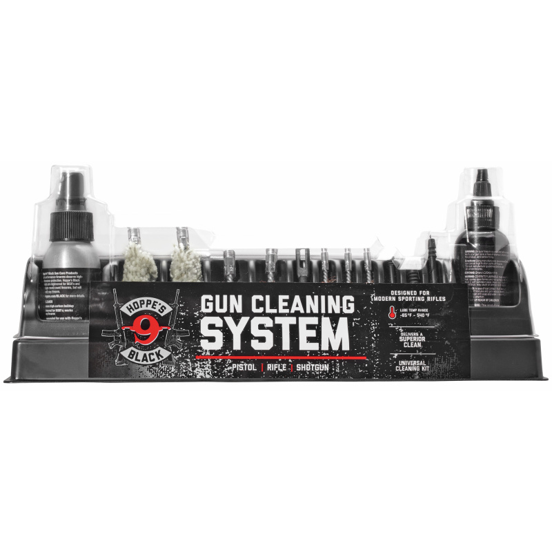 Black Cleaning Kit, Clam Pack, Includes Solvent and Oil HBCKU