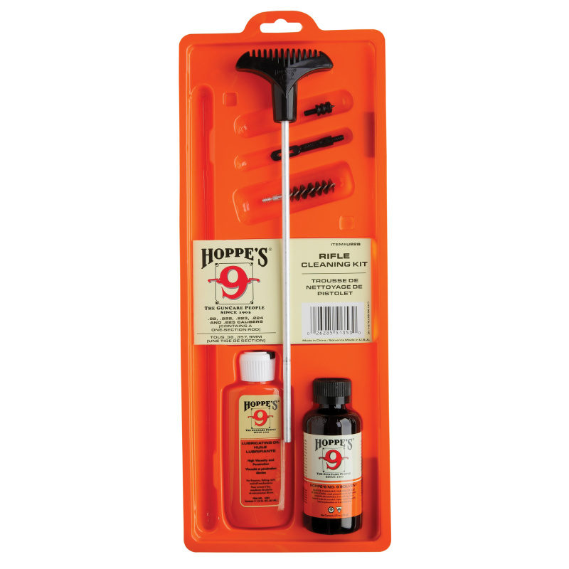 Rifle Cleaning Kit .22 Caliber Clamshell