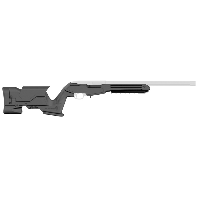Archangel Ruger Precision Stock, Fits 10/22, Adjustable, Black Finish AAP1022