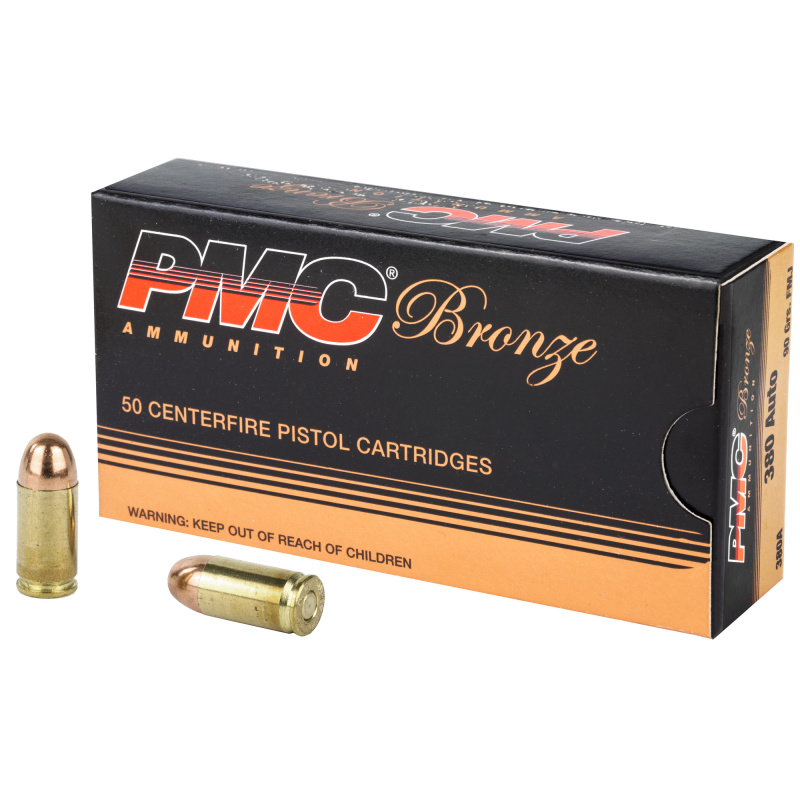 Bronze Line .380 ACP 90 Grain Full Metal Jacket