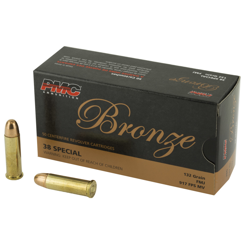 Bronze Line .38 Special 132 Grain Full Metal Jacket