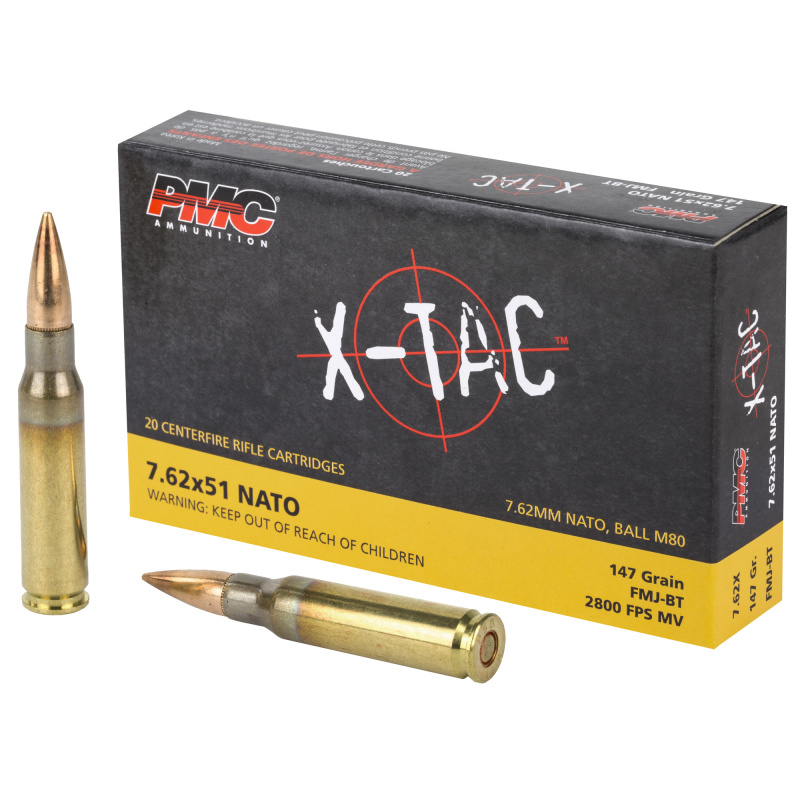 XTAC, 762X51 NATO, 147 Grain, Full Metal Jacket 7.62X