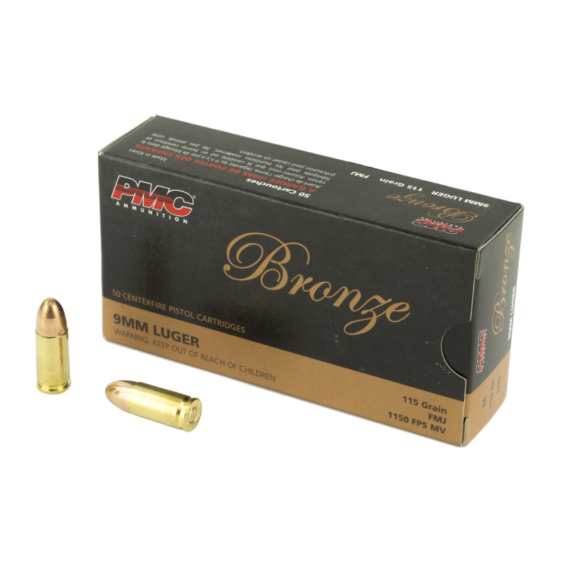 Bronze Line 9mm Luger 115 Grain Full Metal Jacket