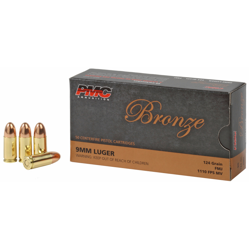 Bronze Line 9mm Luger 124 Grain Full Metal Jacket