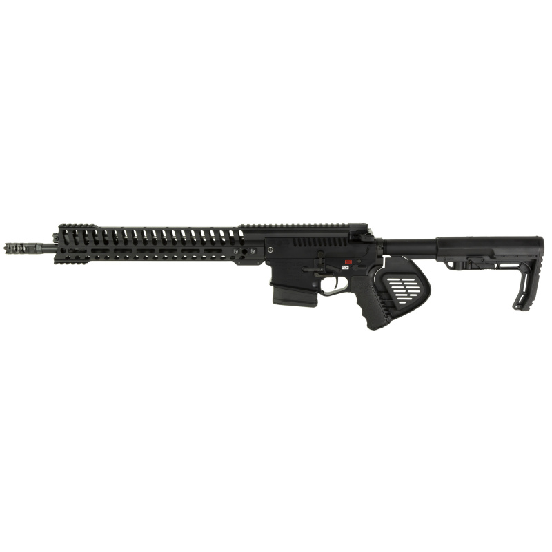 Revolution Featureless 7.62mm/.308 Winchester 16.5 Inch Threaded Barrel M-LOK Handguard Ambidextrous Controls Mission First Tactical Furniture Black Anodized Finish Fixed Stock 0 Round - CA Compliant