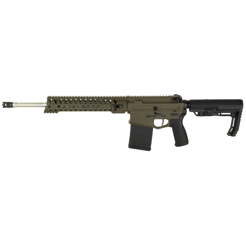 Rogue, 308 Win/762NATO, 16.5" Barrel, 1:8 Stainless Match-Grade Barrel, Single Port Micro-B Muzzle Brake, Patriot Brown, MFT Grip and Stock, 11" MLOK Renegade Rail, Mil-Spec Trigger, 20 Rounds, 1 Magazine 01740