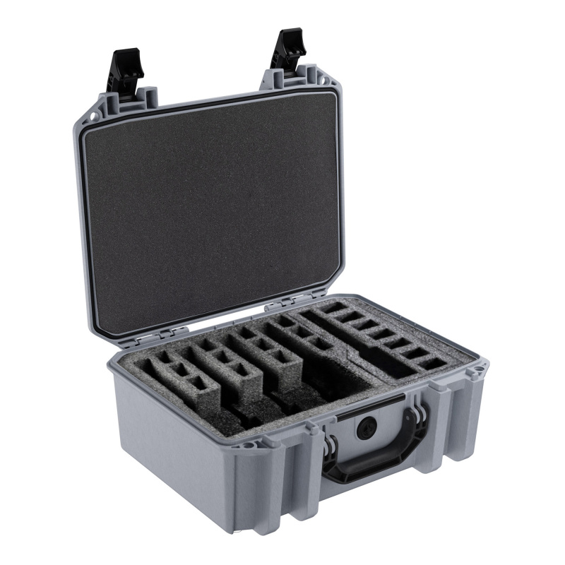 V300PF5 Vault Pistol Case, Pre Cut Polyurethane Foam, Polymer Construction, Gray, 17.54"x14.21"x7.16", 7.39 lbs VCV300-0060-GRY