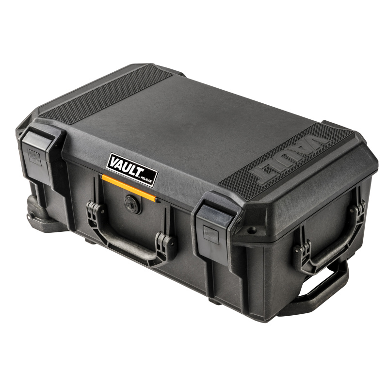 V525PF5 Vault, Pistol Case, Foam 5 Pistol Cutout, Polyethylene Construction, Matte Finish, Black VCV525-0060-BLK