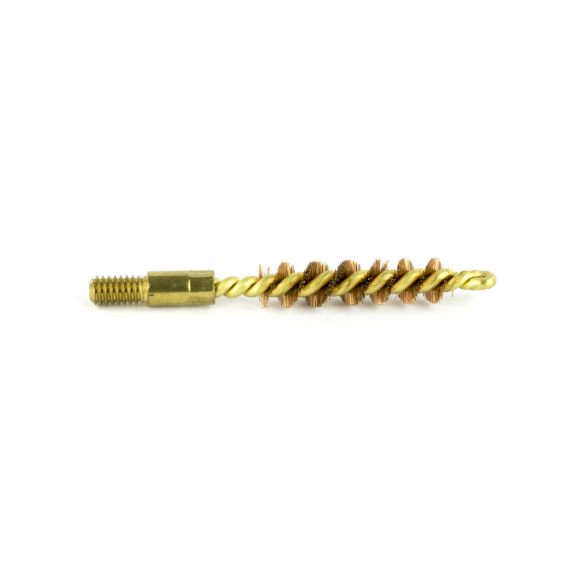 Brass Core-Bronze Bristle Pistol Length Bore Brush .22 Caliber