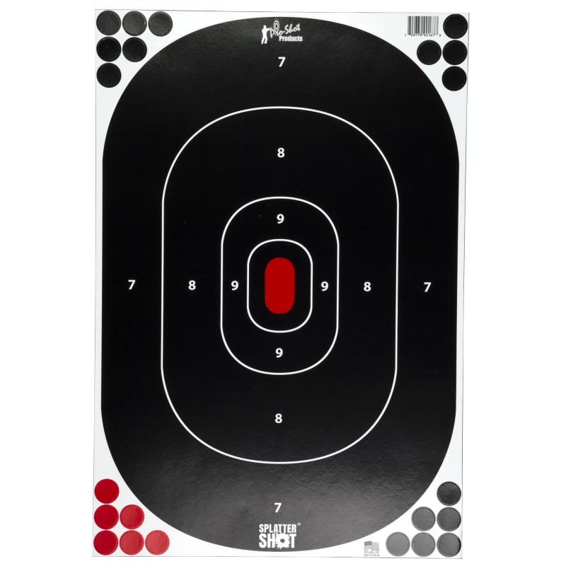 Splatter Shot Silhouette Inserts Peel And Stick 5 Pack