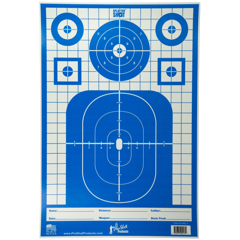 SplatterShot® Tactical Precision Target Pistol/Rifle/Shotgun  8 Pack
