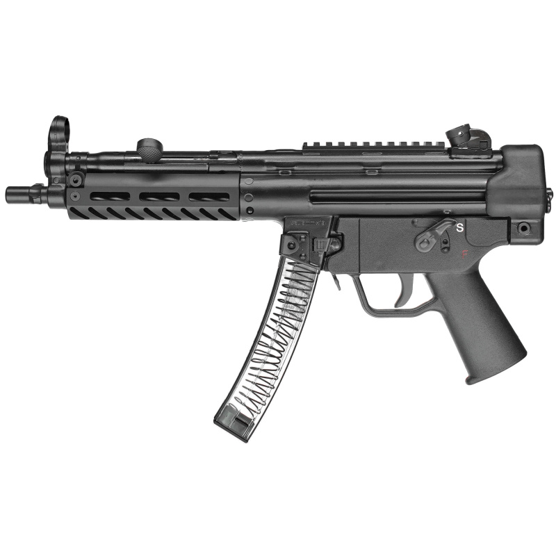 9C, Semi-automatic Pistol, 9MM, 8.86" Barrel, Steel Frame, Black Finish, 30Rd, 3 Lug Barrel, Aluminium M-LOK Handguard, Welded Scope Mount PTR600