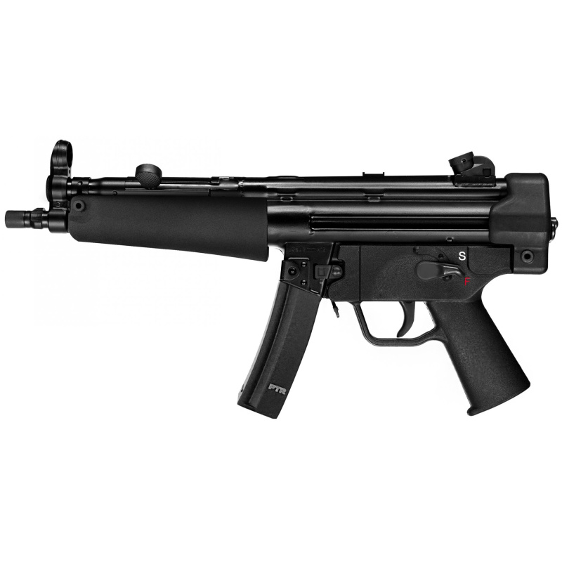 9CT-CL, Semi-automatic, Pistol, 9MM, 8.86" Threaded/3 Lug Barrel, Matte Finish, Black, Polymer Grip, Plastic Handguard, Adjustable Rear Sight, Manual Safety, 20 Rounds, 2 Magaziness PTR604