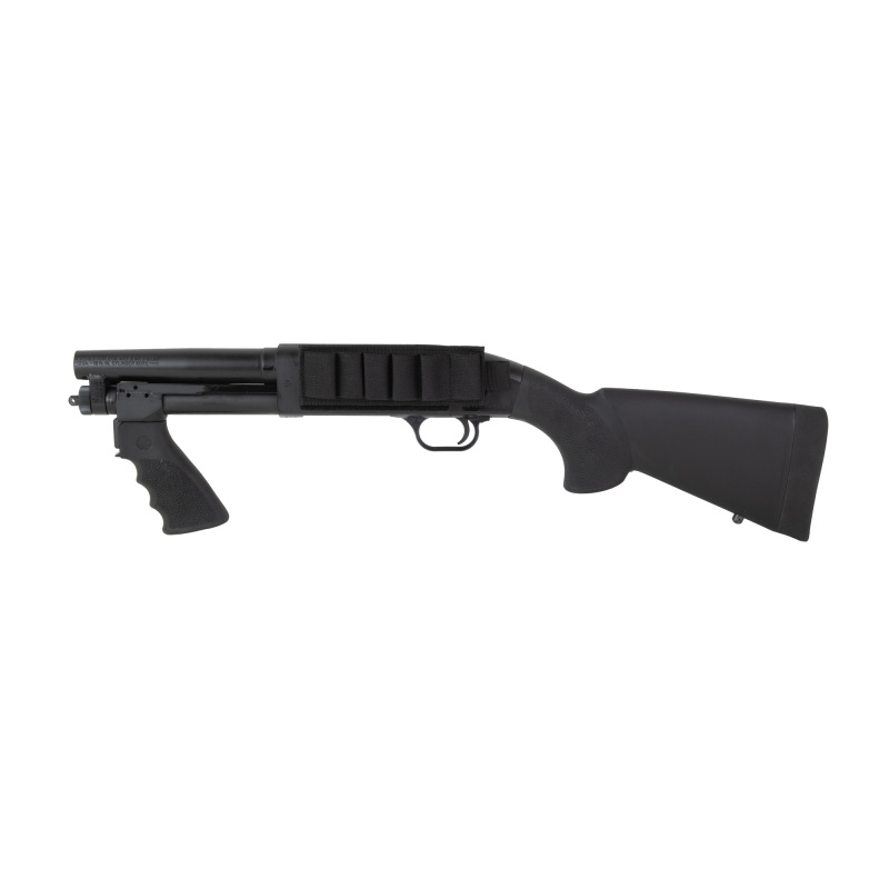 Jack SBS FS, Short Barreled Shotgun, Pump Action, 12 Gauge, 3" Chamber, 7.5" Barrel, Cerakote Finish, Black, Hogue Grips, Hogue OverMolded Rubber ButtStock, 2 Rounds JK12SBS-0120101