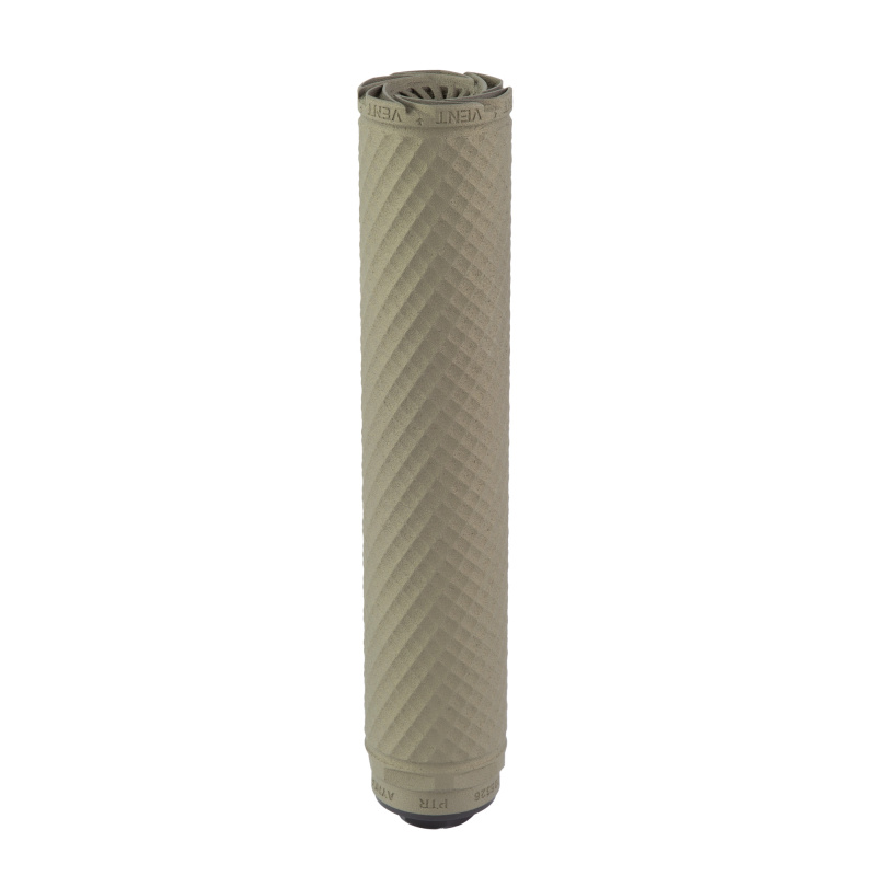 Vent 1, Suppressor, 7.62 NATO/.308 Winchester, 8.74" Length, 1.75" Diameter, Titanium Construction, Cerakote Finish, Flat Dark Earth, HUB Compatible, Includes 5/8X24 Direct Thread Adapter, 12.3oz V1-3080102