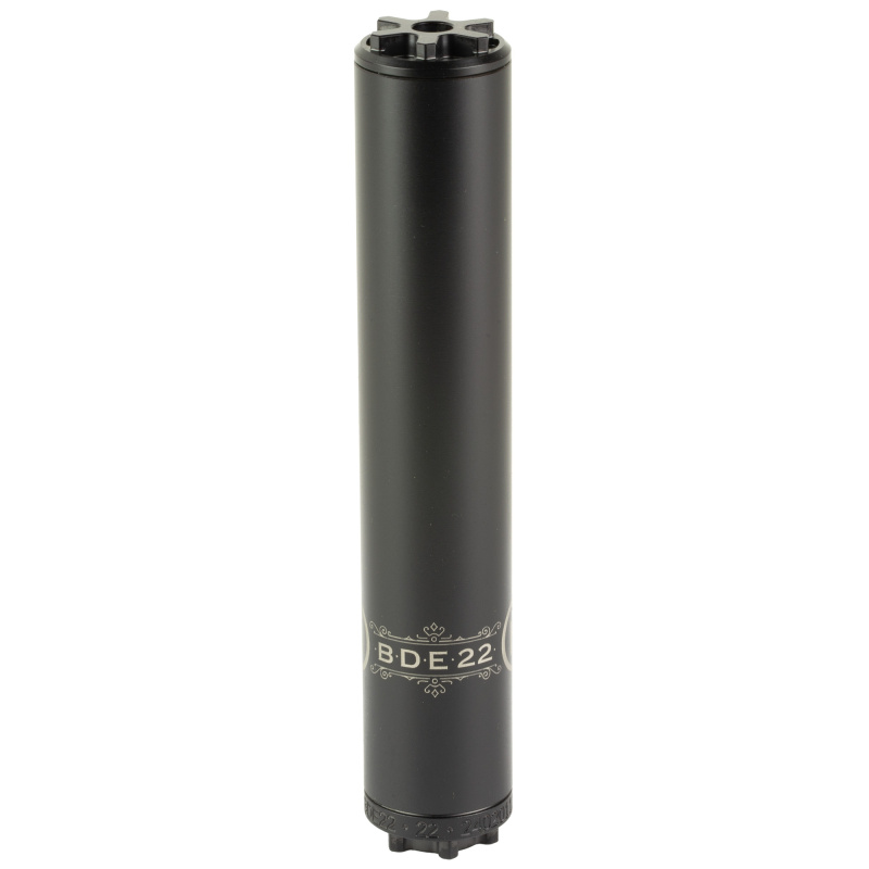 BDE 22 Caliber, Cerakote Finish, Black, Titanium, Fits 1/2x28 TPI 23-TE0B