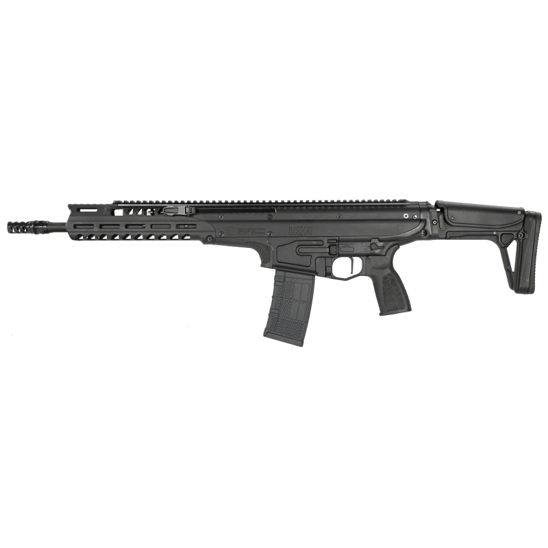 UXR Elite, Semi-automatic Rifle, 8.6 Blackout, 14.5" Pinned (16" OAL), FRC Compensator, Matte Finish, Black, Modified Long Stroke Piston System, Folding Adjustable Stock, M-LOK Handguard, 30 Rounds, 1 Magazine UXR-86-16