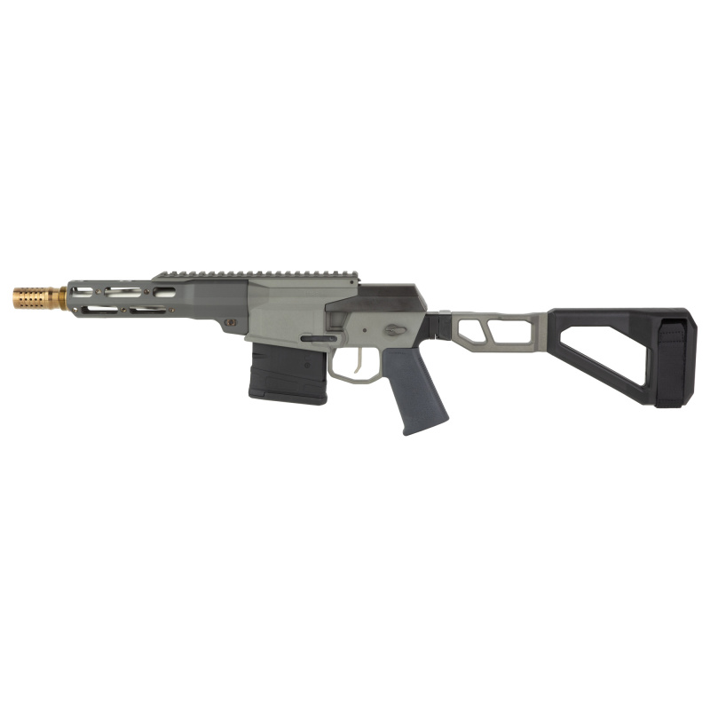 The Fix, Bolt Action Pistol, 8.6 Blackout, 8" Threaded Barrel, Folding Pistol Brace, Ambidextrous Safety, Gray, 10 Rounds FIX-86-8IN-PISTOL