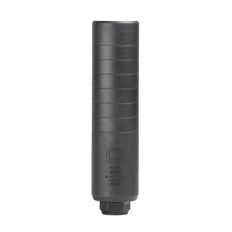 Blind Tiger, Suppressor, 762NATO, Stainless Steel Construction, Melonite Finish, Black, 7" Overall Length, Quickie Fast-Attach SIL-BT-QUICKIE-762
