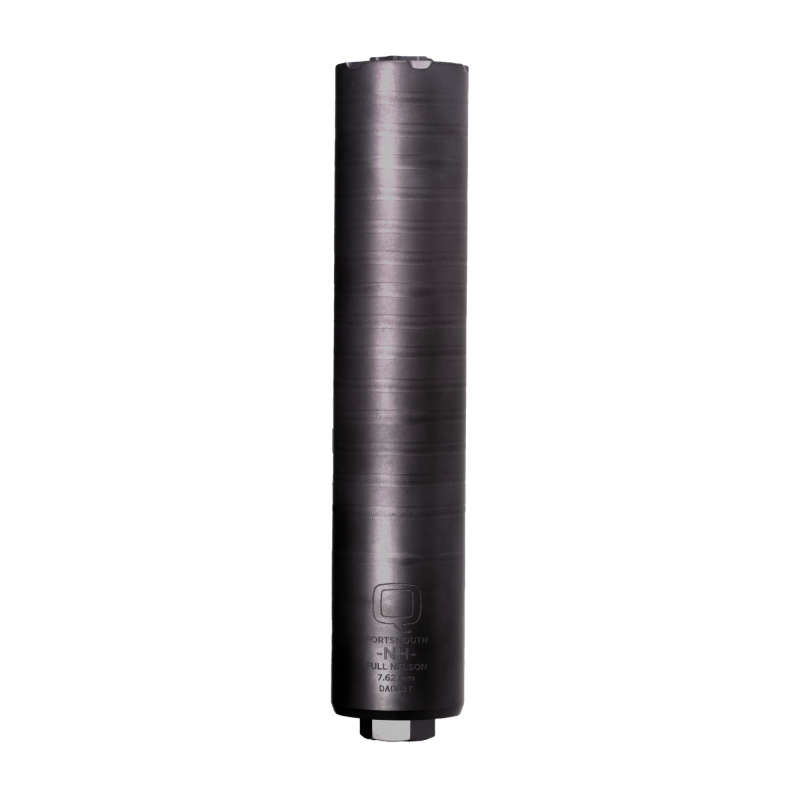 Full Nelson, Suppressor, 762NATO, Titanium Construction, PVD Finish, Black, 8.86" Overall Length, 5/8X24 Direct Thread SIL-FN-DT-762-B