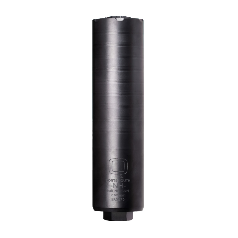 Half Nelson, Suppressor, 762NATO, Titanium Construction, PVD Finish, Black, 6.85" Overall Length, 5/8X24 Direct Thread SIL-HN-DT-762-B