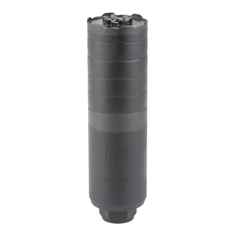 Southpaw, Suppressor, 556NATO, Stainless Steel and Inconel Construction, Nitride Finish, Black, Built-In Plan B Taper Lock for Quickie Fast-Attach, Includes 1/2X28 Rearend Mount SIL-SP-QUICKIE-556