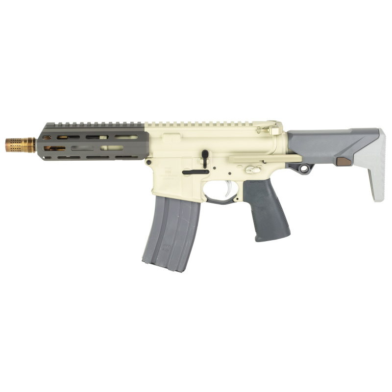 Sugar Weasel, Semi-automatic, Short Barrel Rifle, 300 Blackout, 7" Threaded Barrel, Clear Anodized Finish, Flat Dark Earth Cerakote, 6 Position Stock, 1 Magazine, 30 Rounds, Product Finishes, Shade Variations and Other Imperfections Are Normal Due to the