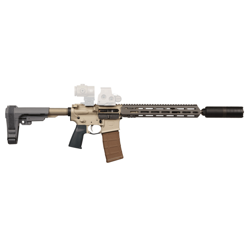 Sugar Weasel, Semi-automatic Pistol, AR, 223 Remington/556NATO, 13" Threaded Barrel, Pistol Brace, Flat Dark Earth, 30 Rounds SW-556-13IN-PISTOL