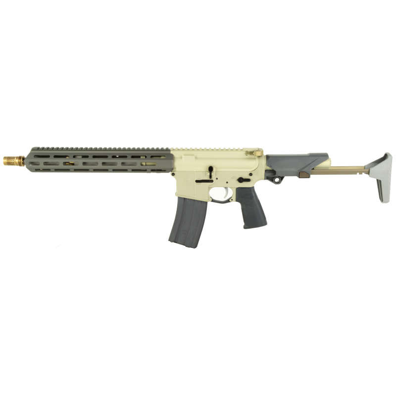 Sugar Weasel, Semi-automatic, Short Barrel Rifle, 5.56 NATO, 13" Threaded Barrel, Clear Anodized Finish, Flat Dark Earth Cerakote, 6 Position Stock, 1 Magazine, 30 Rounds, Product Finishes, Shade Variations and Other Imperfections Are Normal Due to the M
