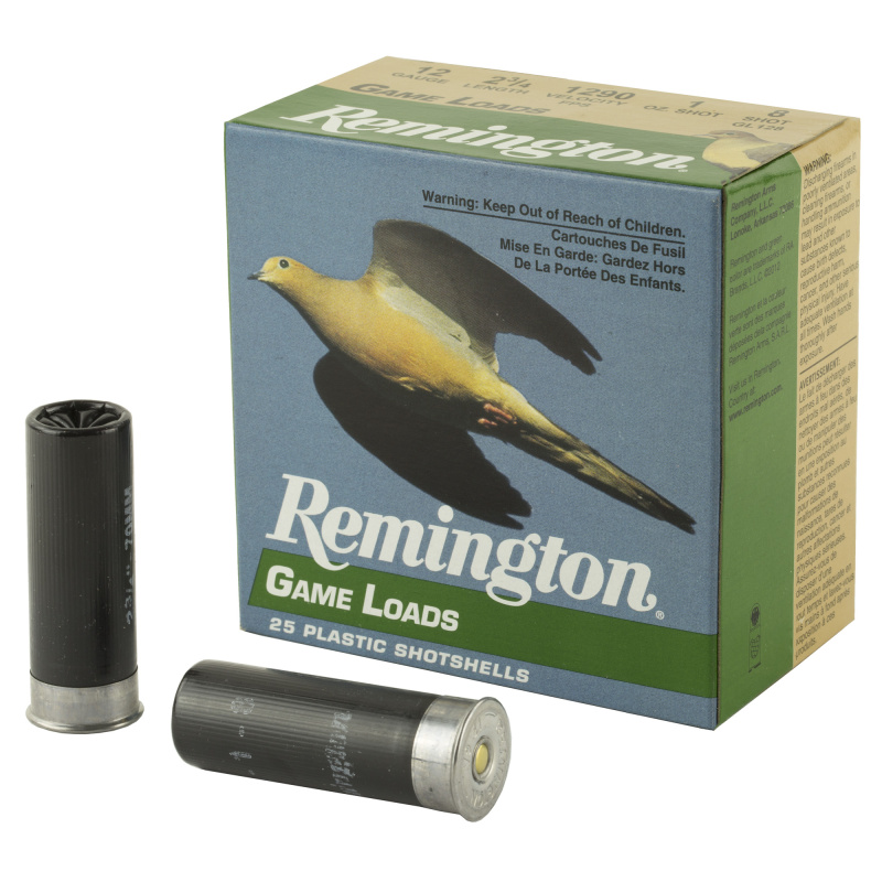 Game Load, 12Ga, 2.75", #8, 3.25 Dr, 1 oz. 20032