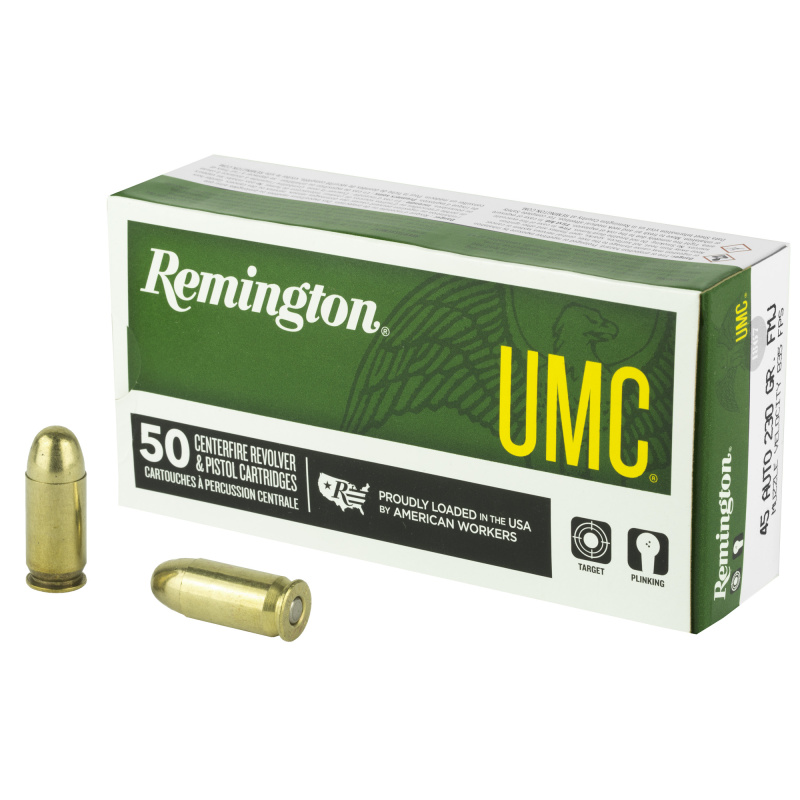 UMC .45 ACP 230 Grain Metal Case 50 Per Box