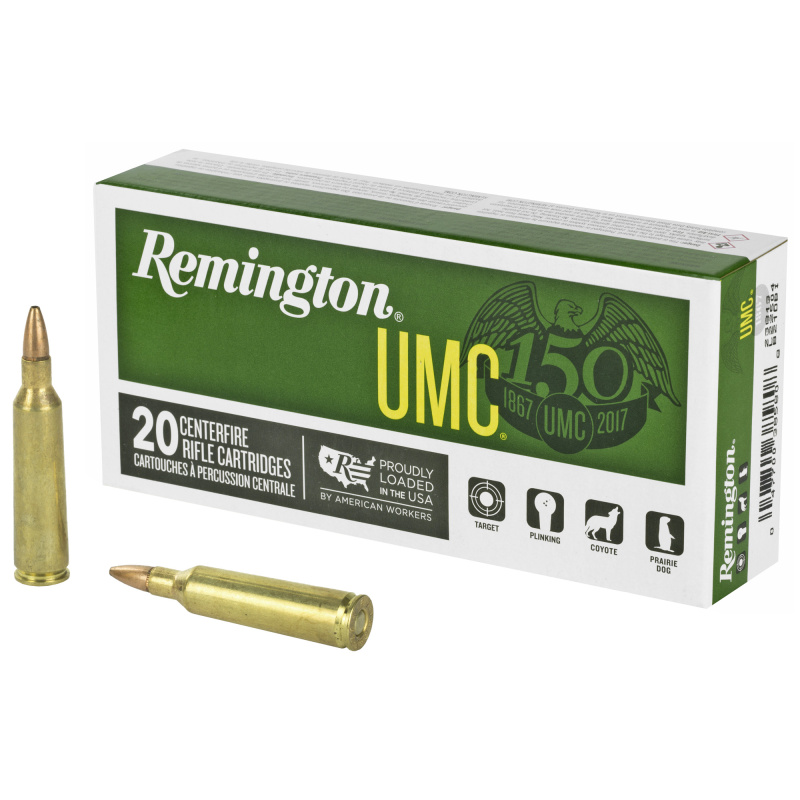 UMC .22-250 Remington 50 Grain Jacketed Hollow Point 20 Per Box
