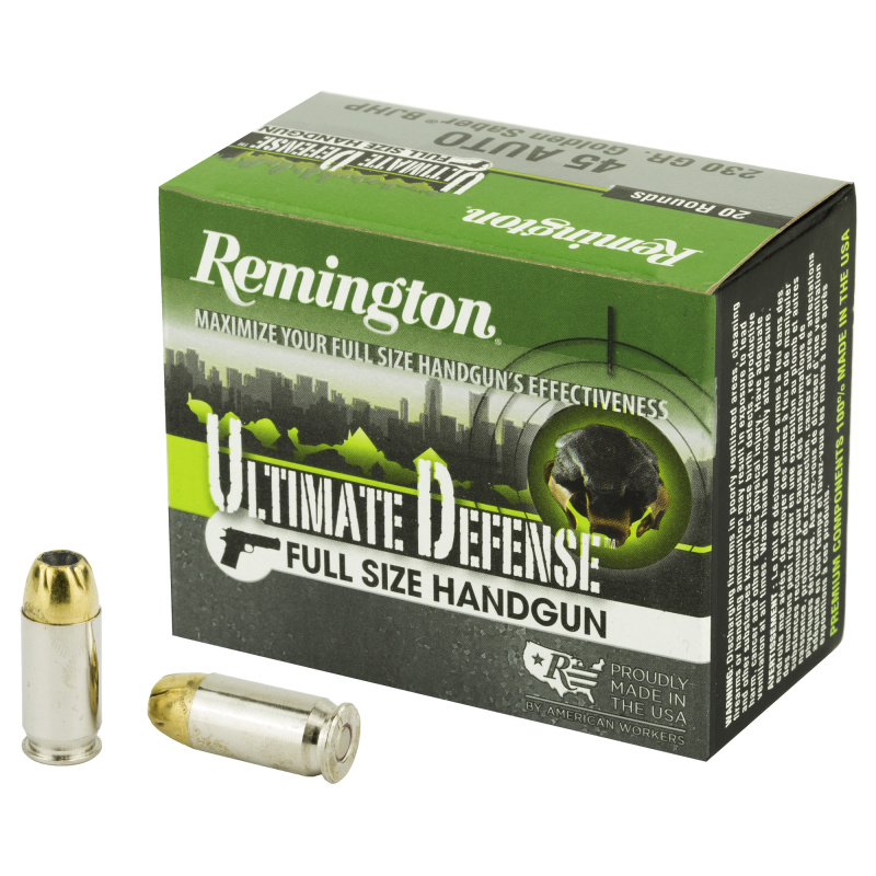 Ultimate Home Defense .45 ACP 230 Grain Brass Jacketed Hollow Point