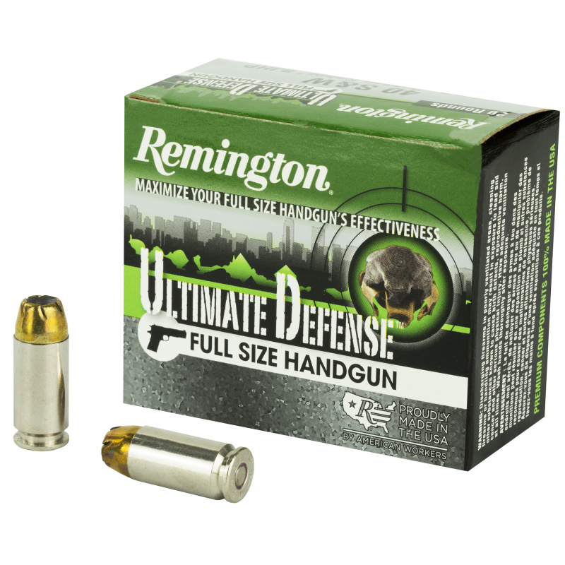 Ultimate Defense, 40 S&W, 165 Grain, Brass Jacketed Hollow Point 28957