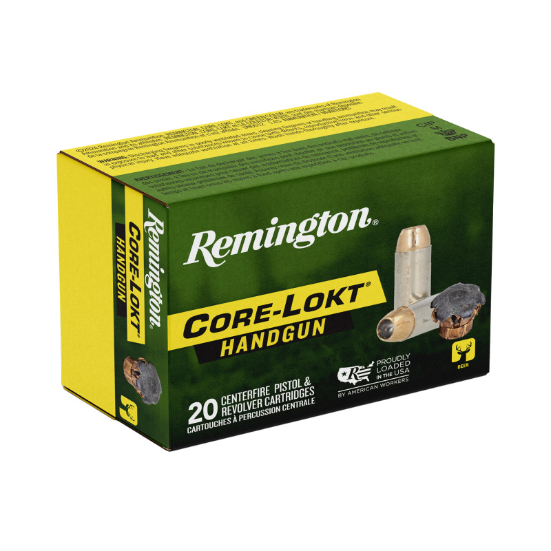 Core Lokt Handgun, 10MM, 200 Grain, Jacketed Hollow Point, 20 Round Box R20231