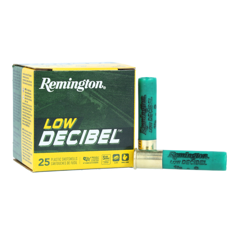 Low Decibel, 410 Gauge, 2.5" Chamber, #9, 1/2 ounce, Subsonic Shot, 25 Round Box R20740