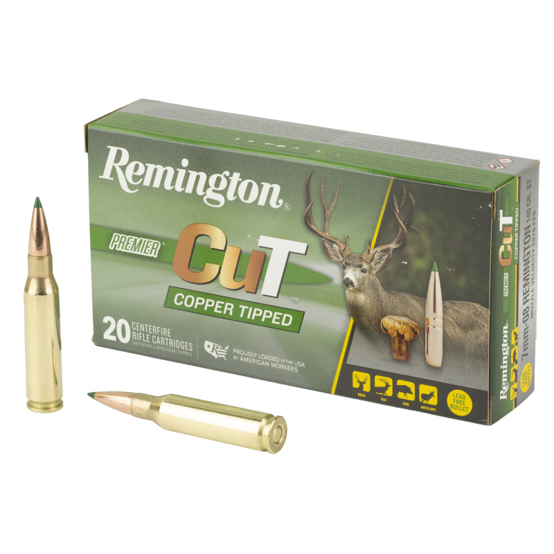 Premier CuT, 7MM-08, 140 Grain, Copper Tipped, 20 Round Box R22339