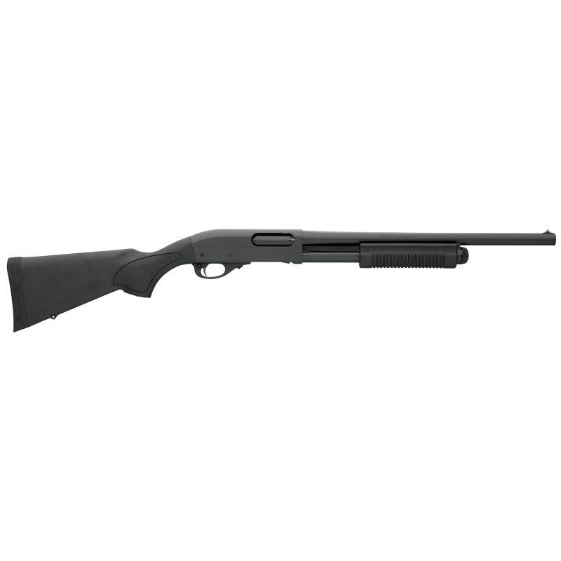 870 Tactical, Pump, 12 Gauge, 3" Chamber, 18" Barrel, Matte Blued Finish, Black, RemChoke, Synthetic Stock, Bead, 5 Rounds R25549
