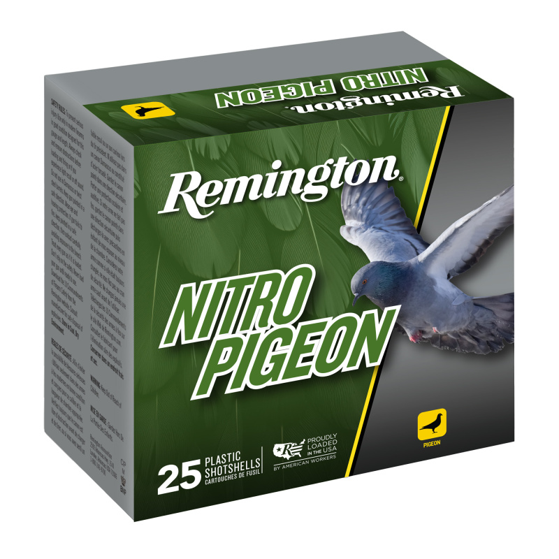 Nitro Pigeon, 12 Gauge, 2.75" Chamber, #7.5, Copper Plated Hard Lead, 25 Round Box R28681