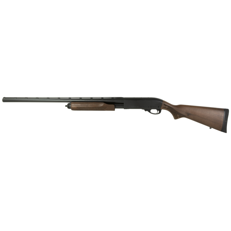 870 Fieldmaster, Pump Action, 12 Gauge 3" Chamber, 26" Barrel, Glass Bead Finish, Black, Walnut Stock, Front Bead Sight, 3 Choke Tubes (RemChoke Full,Modified and Improved Cylinder), 4 Rounds R68865