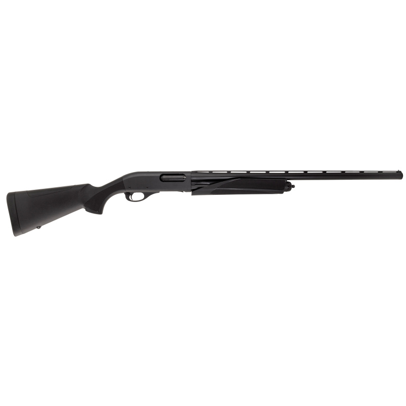 870 Fieldmaster, Pump Action, 12 Gauge 3" Chamber, 26" Barrel, Glass Bead Finish, Black, Synthetic Stock, Front Bead Sight, 3 Choke Tubes (RemChoke Full, Modified and Improved Cylinder), 4 Rounds R68872