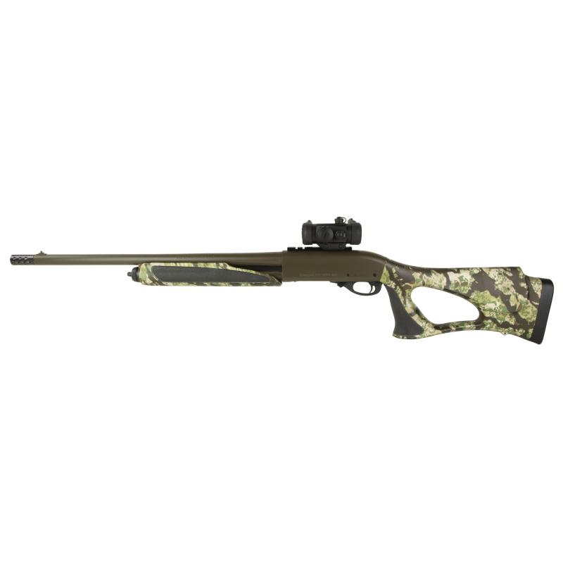 870 Super Mag, Pump Action, 12 Gauge, 3.5" Chamber, 20" Barrel, Synthetic Kryptek Obskura Transitional Thumbhole Stock and Forend, Matte Black Finish, 3 Rounds, Includes Extended Turkey Extra Full Choke R81117
