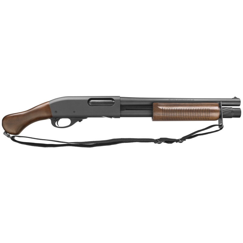 870 Tac-14, Pump Action, 12 Gauge, 3" Chamber, 14" Cylinder Bore Barrel, Matte Blued Finish, Walnut Shockwave Grip and Forend, Bead, 5 Rounds, 26.3" Overall Length R81231