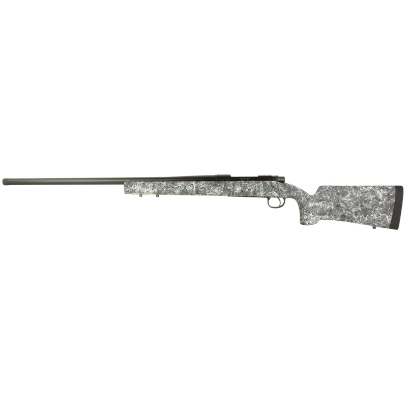 700, Long Range, Bolt Action Rifle, 30-06 Springfield, 26" Threaded Barrel, Matte Finish, Black, Timney Impact700 Trigger, HS Precision Stock, Grey with Black & White Speckles, 3 Rounds, Right Hand R84172