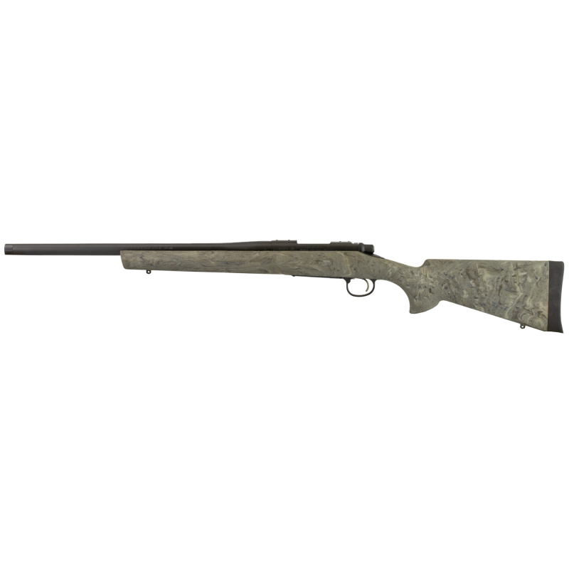 700, Special Purpose Synthetic, Bolt Action Rifle, 308 Winchester, 20" Threaded Barrel, Matte Blued Finish, Chillie Green Hogue Overmolded Stock, 4 Rounds, Right Hand R84203