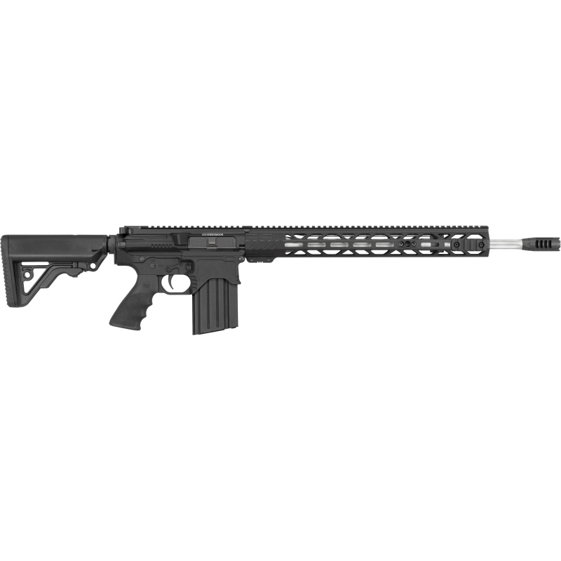 LAR-BT3 Predator HP, Semi-automatic, AR, 6.5 Creedmoor, 20" Fluted Stainless Steel Barrel, RRA Operator Muzzle Break, Anodized Finish, Black, Rifle Length Gas System, Hogue Rubber Grip, RRA 2-Stage Trigger, RRA 6 Position Tactical Car Stock, RRA 17" Free