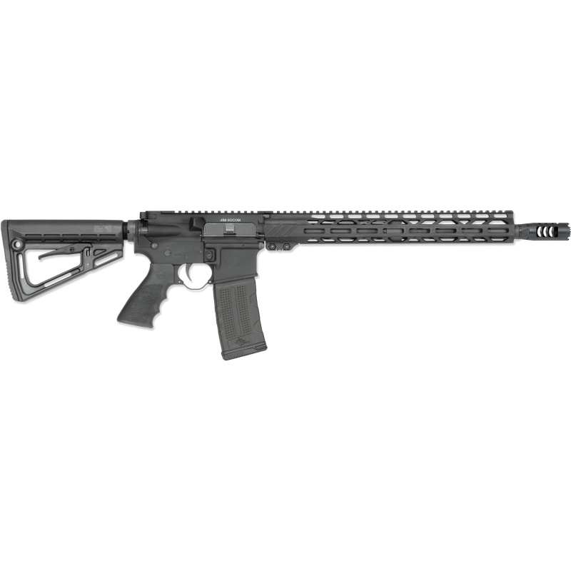 LAR-15M Tactical Carbine, Semi-automatic, AR, 458 Socom, 16" Barrel, RRA Operator Brake, Anodized Finish, Black, Hogue Rubber Grip, RRA 2-Stage Trigger, RRA NSP2 6 Position Collapsible Stock, RRA 15" Free Float M-LOK Handguard, 30 Rounds, 1 Magazine SOC1